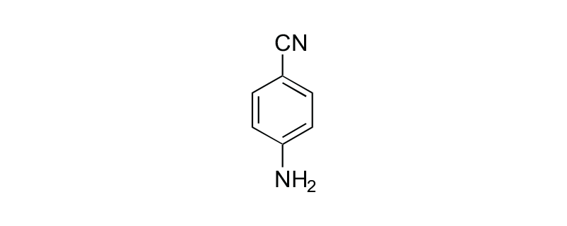 Structure of 4-AMINOBENZONITRILE