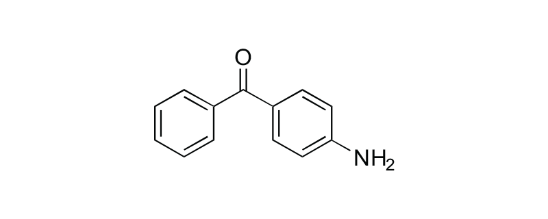 Structure of 4-AMINOBENZOPHENONE