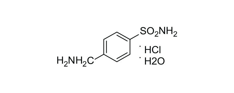 Structure of 4-AMINOMETHYLBENZENESULPHONAMIDE HCl