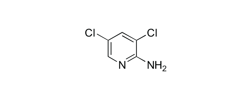 Structure of 2-AMINO-3,5-DICHLOROPYRIDINE