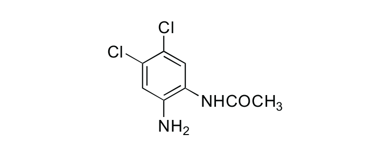 Structure of N-(2-AMINO-4,5-DICHLOROPHENYL) ACETAMIDE