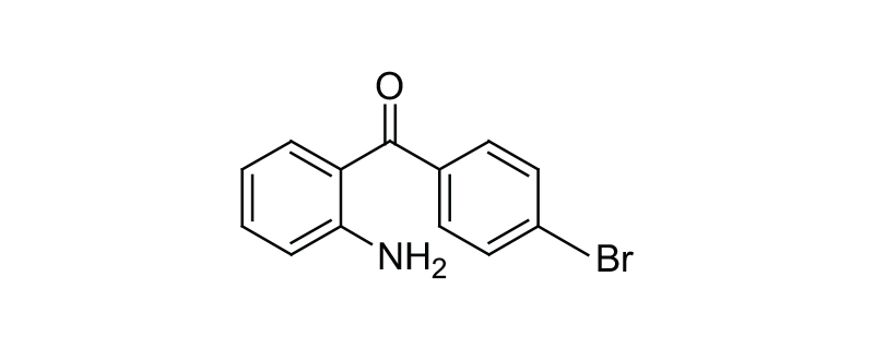 Structure of 2-AMINO-4′-BROMOBENZOPHENONE