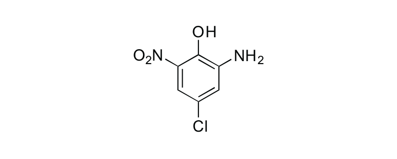 Structure of 2-AMINO-4-CHLORO-6-NITROPHENOL