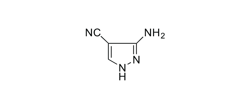 Structure of 3-AMINO-4-CYANOPYRAZOLE