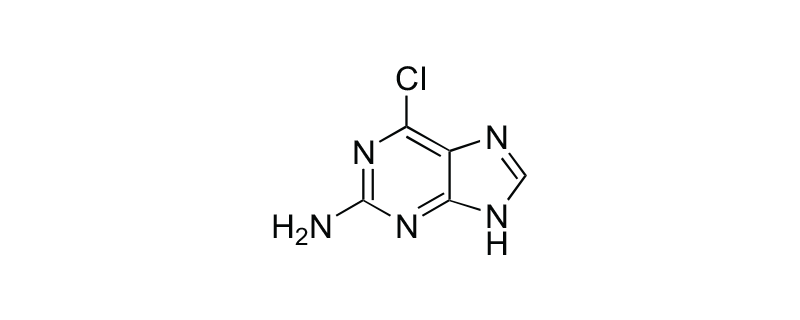 Structure of 2-AMINO-6-CHLOROPURINE