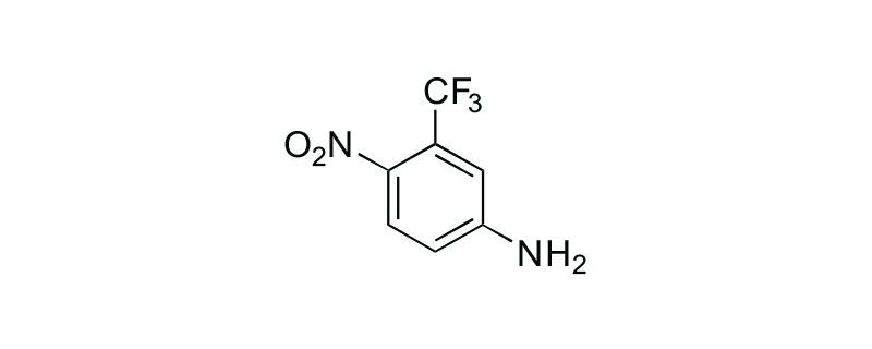 Structure of 3-AMINO-6-NITRO BENZOTRIFLUORIDE