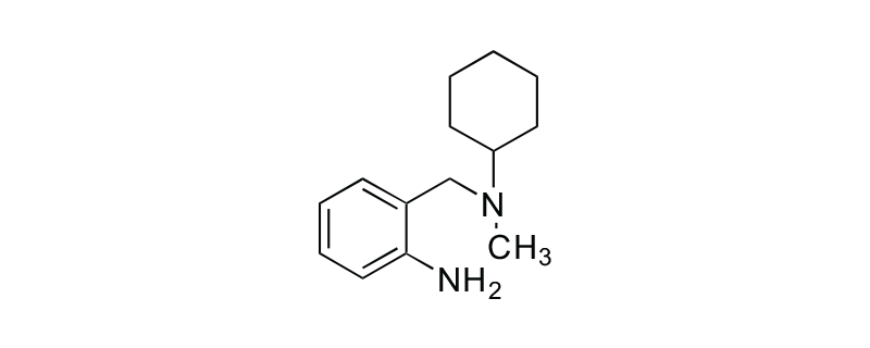Structure of 2-AMINO-N-CYCLOHEXYL-N-METHYL BENZYL AMINE
