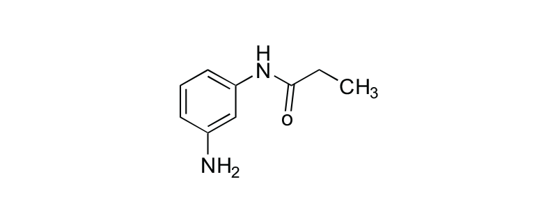 Structure of N-(3-AMINOPHENYL) PROPANAMIDE