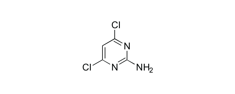 Structure of 2-AMINO-4,6-DICHLOROPYRIMIDINE
