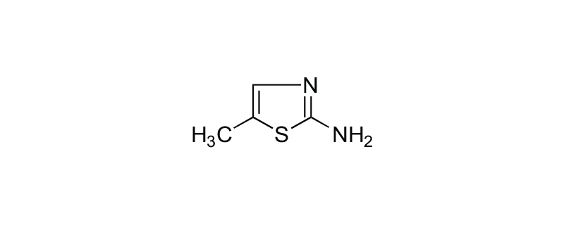 Structure of 2-AMINO-5-METHYLTHIAZOLE