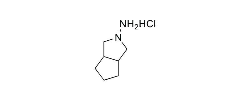 Structure of 3-AMINO-3-AZABICYCLO [3.3.0]OCTANE HCL
