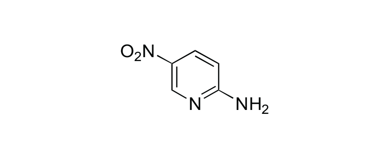 Structure of 2-AMINO-5-NITROPYRIDINE