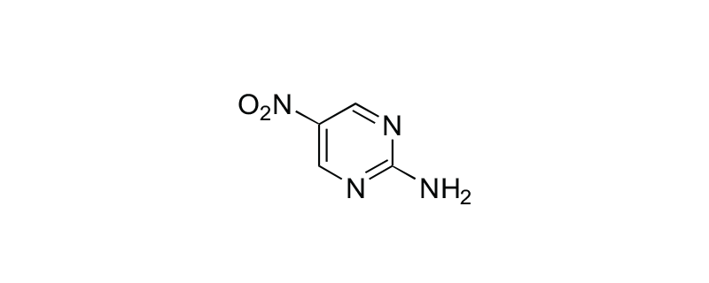 Structure of 2-AMINO-5-NITROPYRIMIDINE