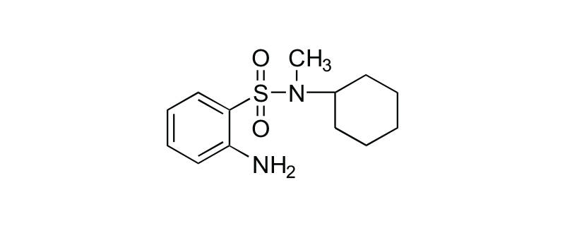 Structure of 2-AMINO-N-CYCLOHEXYL-N-METHYL BENZENESULFONAMIDE