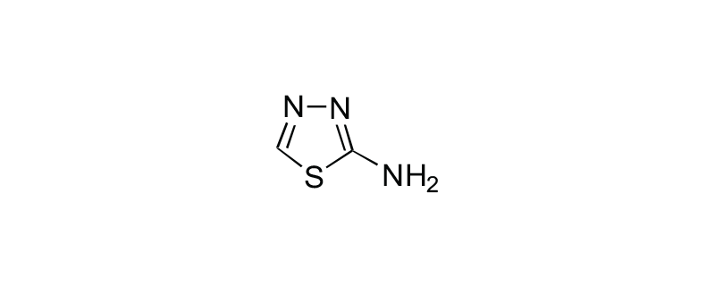 Structure of 2-AMINO-1,3,4-THIADIAZOLE