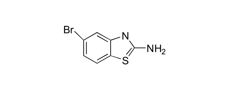 Structure of 2-AMINO-5-BROMO BENZOTHIAZOLE