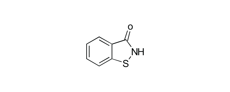 Structure of 1,2-BENZISOTHIAZOL-3(2H)-ONE