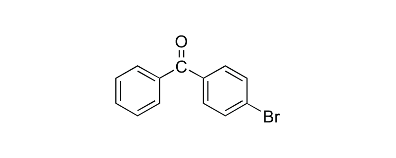Structure of 4-BROMOBENZOPHENONE