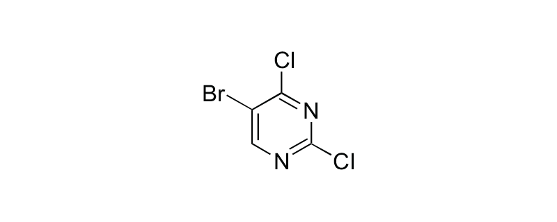 Structure of 5-BROMO-2,4-DICHLOROPYRIMIDINE