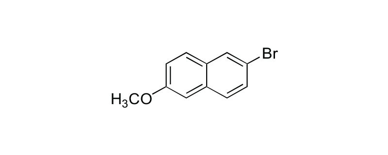 Structure of 2-BROMO-6- METHOXYNAPTHALENE