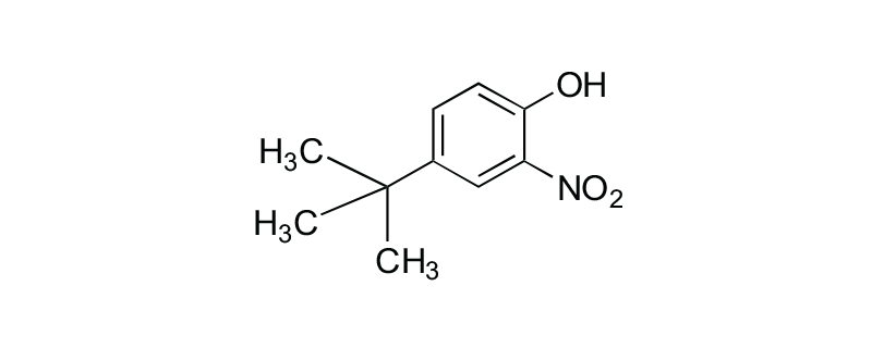 Structure of 4-TERT-BUTYL-2-NITROPHENOL