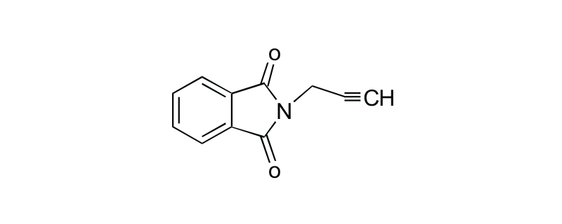 Structure of N-(3-BUTYNYL) PHTHALIMIDE