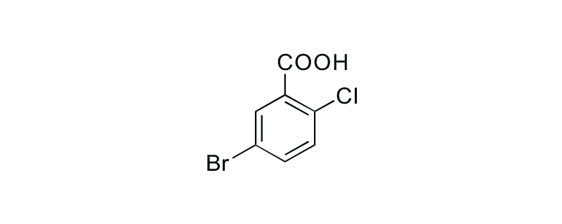 Structure of 5-BROMO-2-CHLOROBENZOIC ACID