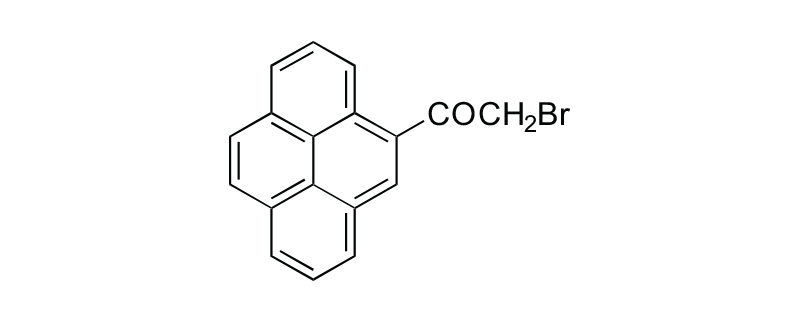 Structure of 1-(BROMOACETYL)PYRENE