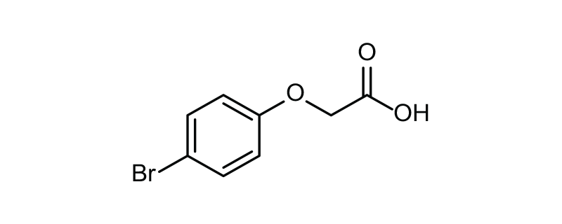 Structure of 4-BROMOPHENOXYACETIC ACID