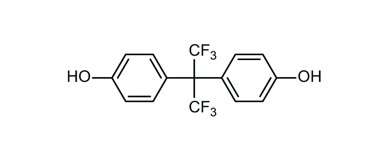 Structure of BISPHENOL AF