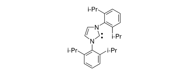 Structure of 1,3-(2,6-DIISOPROPYLPHENYL)-1,3-DIHYDRO-2H-IMIDAZOL-2-YLIDENE