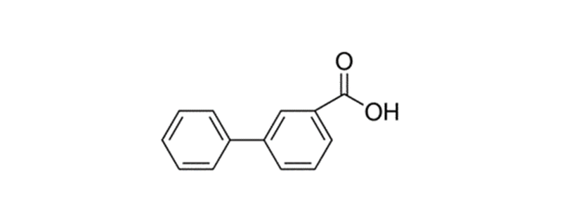 Structure of BIPHENYL-3-CARBOXYLIC ACID