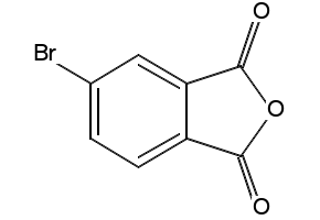 Structure of 4-BROMO-PHTHALIC ANHYDRIDE