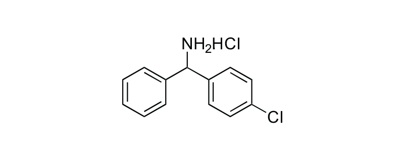 Structure of 4-CHLOROBENZHYDRYLAMINE HYDROCHLORIDE