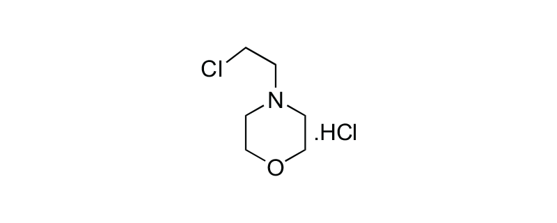 Structure of 4-(2-CHLOROETHYL) MORPHOLINE HYDROCHLORIDE