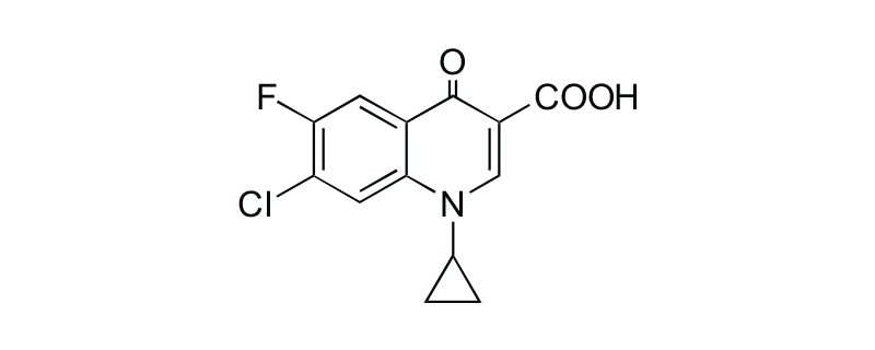 7-CHLORO-1-CYCLOPROPYL-6-FLUORO-1,4-DIHYDRO-4-OXOQUINOLINE-3-CARBOXYLICACID