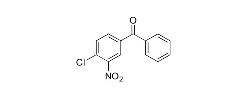 Structure of 4-CHLORO-3-NITRO BENZOPHENONE