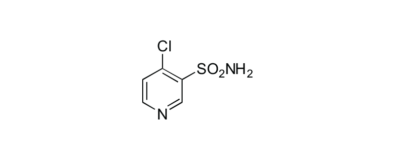 Structure of 4-CHLOROPYRIDINE-3-SULFAMIDE