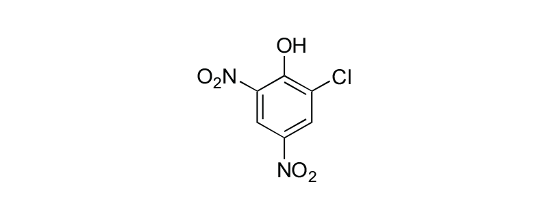 Structure of 2-CHLORO-4,6-DINITROPHENOL