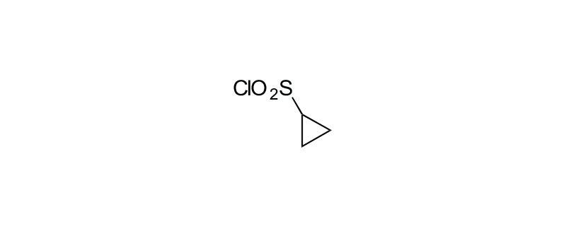 Structure of CYCLOPROPANESULFONYL CHLORIDE