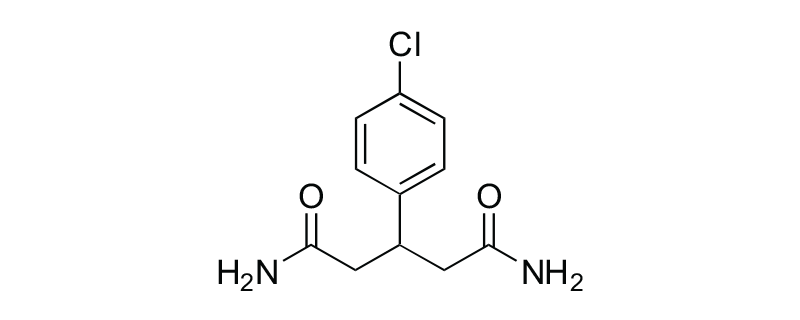 Structure of 3-(4-CHLOROPHENYL) GLUTARIMIDE