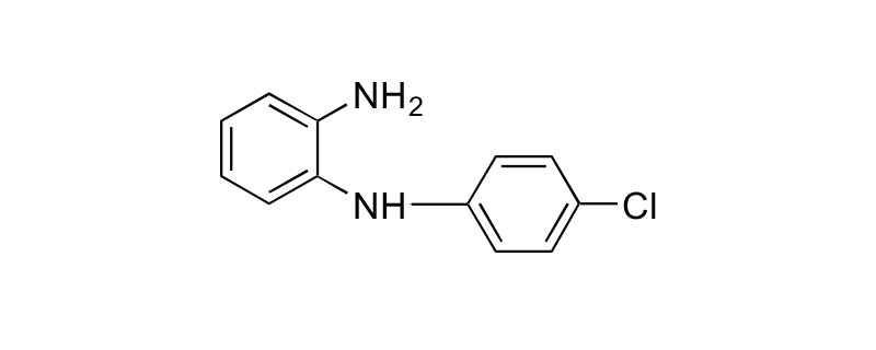 Structure of N-(4-CHLOROPHENYL)-1,2-PHENYLENE DIAMINE