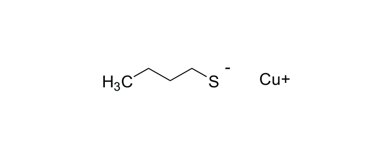 Structure of COPPER(I)-1-BUTYLMERCAPTIDE