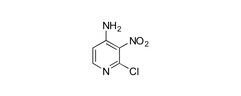 Structure of 2-CHLORO-3-NITRO-4-AMINOPYRIDINE
