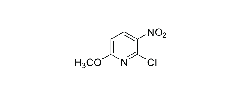 Structure of 2-CHLORO-6-METHOXY-3-NITROPYRIDINE