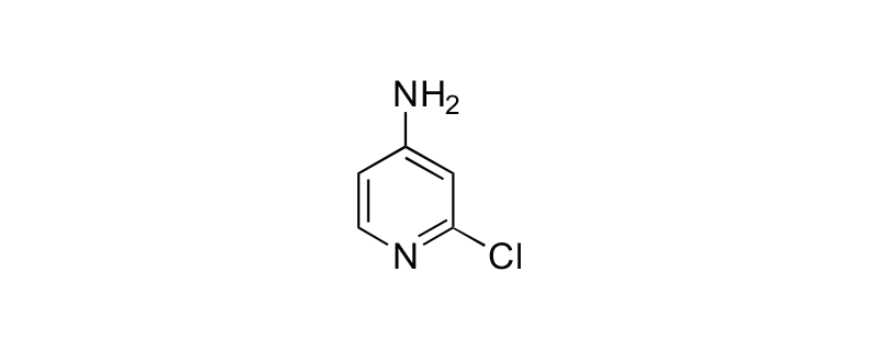 Structure of 2-CHLORO-4-AMINOPYRIDINE