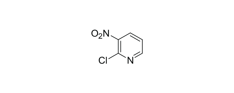 Structure of 2-CHLORO -3-NITRO PYRIDINE