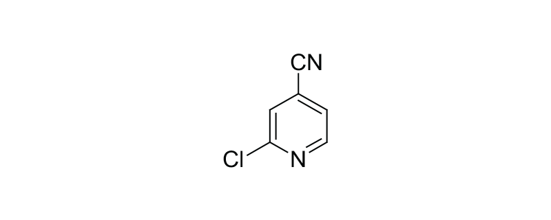 Structure of 2-CHLORO -4-CYANO PYRIDINE