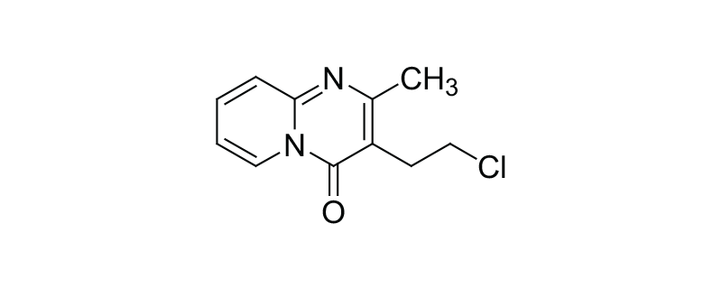 Structure of 3-(2-CHLOROETHYL) -2-METHYL-4H- PYRIDO1,2-A] -PYRIMIDINE-4-ONE