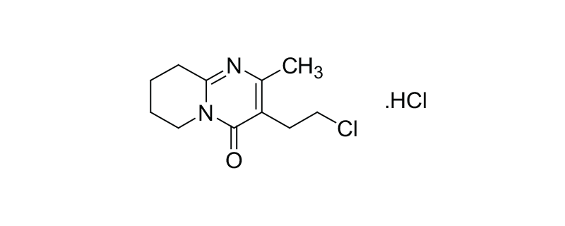 Structure of 3-(2-CHLORO ETHYL) -2-METHYL-6,7,8,9- TETRA HYDRO-4H-PYRIDO [1,2-A]- PYRIMIDINE-4-ONE HCL
